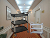 Heavy Duty 3 Tier folding service cart with wheels Hospital supermarket lobby Cleaning hand pull plastic Trolley