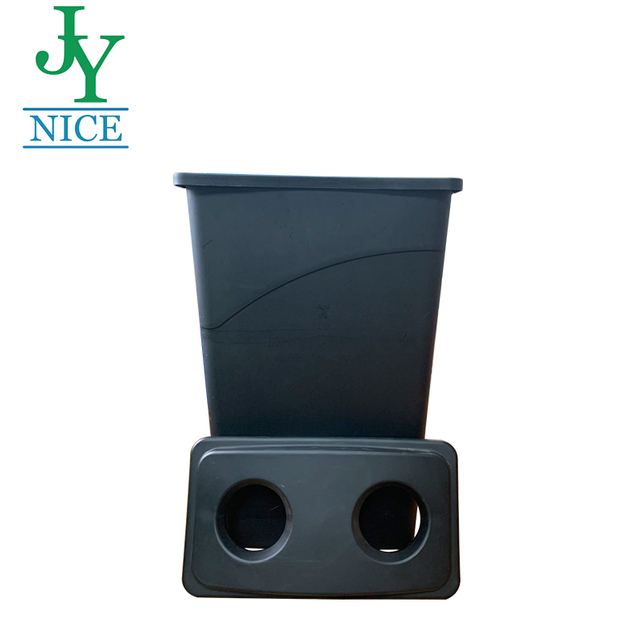 Factory Made Outdoor Garden Zoo Commercial Industry Garbage Bin Slim Restaurant Kitchen Waste Bin Plastic 90l City Trash Can