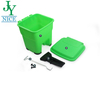 Kitchen Hotel Lobby Stream Line Plastic Waste Bin Outdoor Indoor PP Plastic Sanitary Trash Can Foot Pedal Waste Bucket