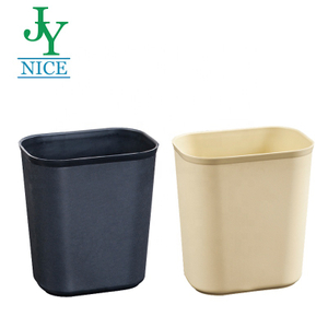 2021 New Design Mini Top-open Plastic Waste Bin for Apricot 8L 15L Recycle Kitchen Rubbish Bin for Hotel Cafe