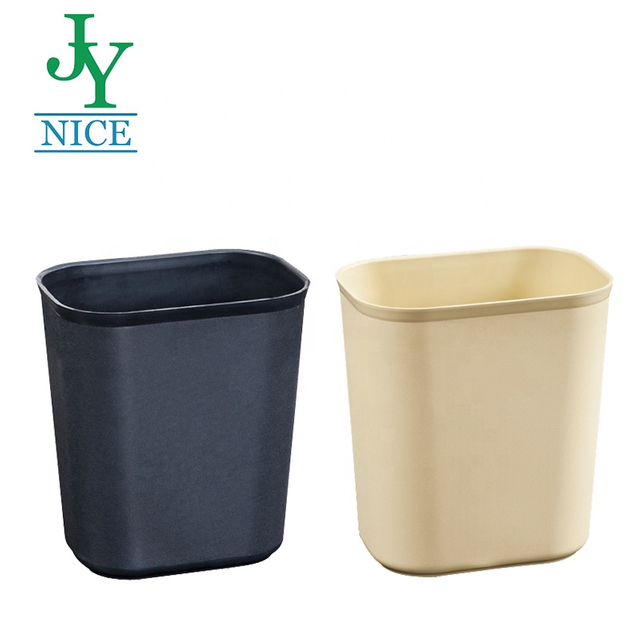 2021 New Design Mini Top-open Plastic Waste Bin for Apricot 8L 15L Recycle Kitchen Rubbish Bin for Hotel Cafe