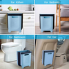 Hot Selling Bin Storage For Car Hanging Foldable Cabinet Waste Bin