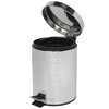 Carved Intaglio Rubbish Basket Classic Style Waste Bin Industrial Steel Bin For Hotel And Office