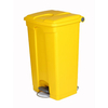 Plastic Pedal Bin Plastic Sanitary Trash Can Waste Bin with Wheels