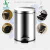 Kitchen Foot Step Colorful Pedal Waste Bin with Flat Lid High Quality Stainless Steel Recycle Garbage Bin