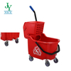 Wholesale High Quality Plastic Heavy Duty Public Places Mop Bucket With Wringer Cleaning Bucket