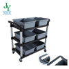 Hospitality Industry plate collect cleaning trolley canteen Kitchen Mobile Collecting dish service cart