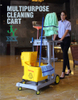 Clean Trolley Janitor Cart Cleaning Service Cart