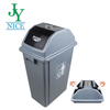 apartment corridor ashtray trash bin with lid outdoor sidewalk plastic cigarette box garbage can
