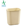 Home Office Mini Yellow Blue PP Plastic Rubbish Bin Hotel Guestroom Fireproof 8L 15L Ellipse Dustbin