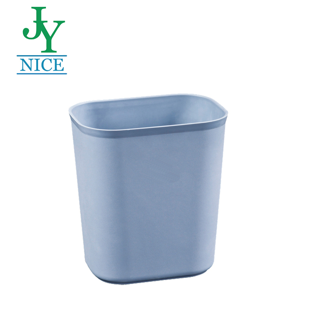 Low Price 8L 15L Waste Paper Barrel without Lid PP Plastic Commercial Office Toilet Top-open Dustbin