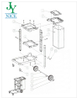 Cleaning Service Cart Cleaning Trolley