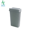 Factory Made Green Garbage Bin Slim Kitchen Waste Bin Plastic 90l City Trash Can
