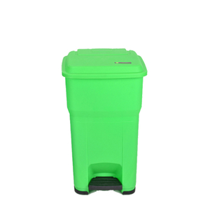 Kitchen Hotel Lobby Stream Line Plastic Waste Bin Outdoor Indoor PP Plastic Sanitary Trash Can Foot Pedal Waste Bucket