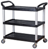 3 Shelf Compact Food Hotel Restaurant Tea Service Trolley Plastic Utility Tool Cart