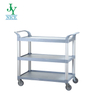 Heavy Duty Rolling Warehouse Platform Cart with wheels cargo moving hand trolleys workshop plastic Tool Wheelbarrow