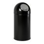 Stainless Steel Push Bin with Liner (40 Litre)