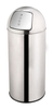 Eco-friendly Round Top Opening Outdoor Metal Dustbin