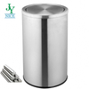 Office Round Stainless Steel Waste Bin with Close Lid 12L/18L/25L/35L/70L Non-toxic And Odorless Trash Can