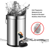 High Quality Cute Little Black Trash Can Small Waste Basket for Office