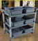 victualing house stainless steel dish caddy with bucket hotel Service Cleaning plates dishes collect trolley