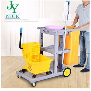 MultiPurpose Shopping Mall Supermarket Cleaning Plastic Trolley