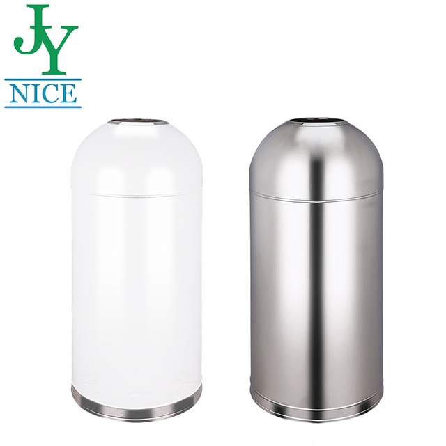 Dining Hall Stainless Steel Rubbish Container Standing Kitchen Vegetables Food Waste Garbage Bin