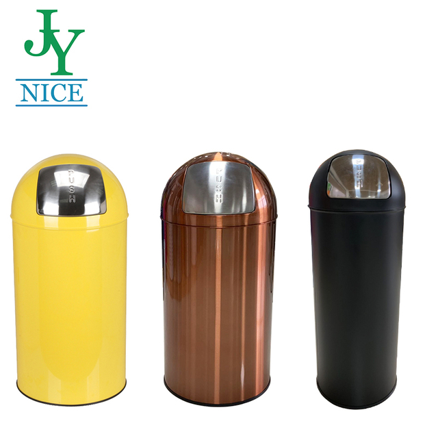 Stainless Steel Push Bin with Liner (40 Litre)