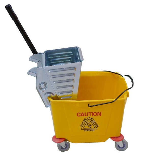 New Arrival Commercial Metal Mop Wringer With Plastic Bucket For Hotel Workshop Restaurant