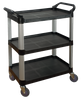 Commercial 3 layer UTILITY restaurant wine trolley mobile food delivery service cart
