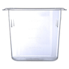 1/9 6" Deep Dry Dog Food Container Plastic Pan Without Lid Or With Lid Available