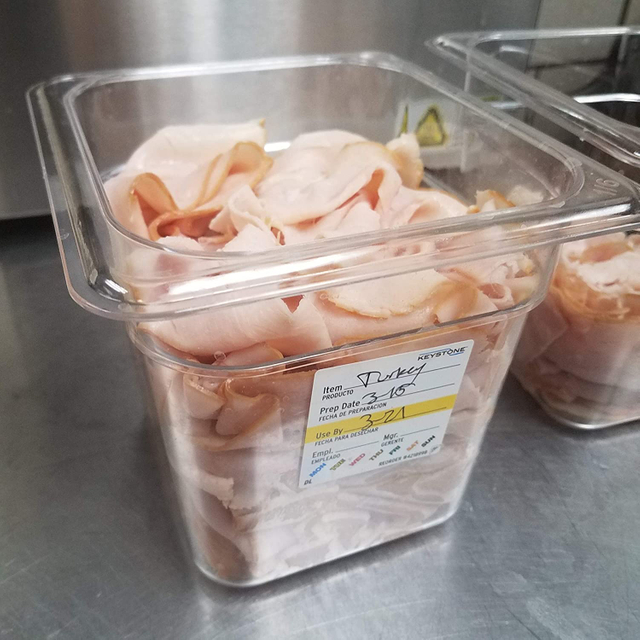 Bacon Meat Storage Container For Breakfast Dust-proof Water-proof Airtight Pans