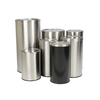 Rolling Cover Type Waste Basket Stainless Steel Desktop Rubbish Container