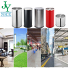 Swing Top Stainless Steel Colorful Powder Coating Iron Metal Hotel Residential Trash Cans Recycling Bin Waste Can