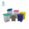 High Quality PP Plastic Fireproof Garbage Can with Foot Pedal Restaurant Dining Room Food Rubbish Waste Bin