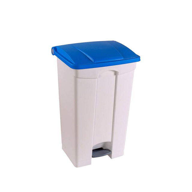 Good Quality Hospital Recycling Rubbish Bin 30L 45L 68L 87L Closed Lid Medical Waste Bin Rectangular Foot Pedal Garbage Can