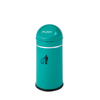Push Lid Push Top Colorful Indoor Hotel Lobby Canteen Garbage Bin Round Trash Can with Foot Pedal Waste Bin