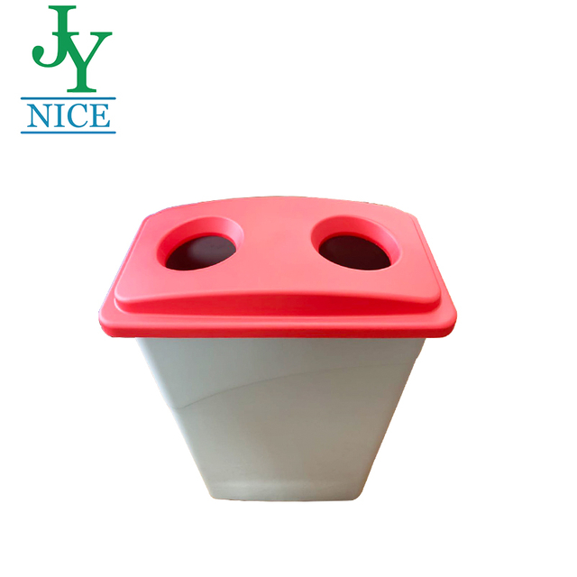 Hot Selling Environmental Classification Garbage Bin Station Hospital Office Building PP Plastic Bottle Paper Litter Bin
