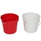 5-Quart Promotional Color Plastic Water Bucket With Handle Cleaning Tool Round Bucket