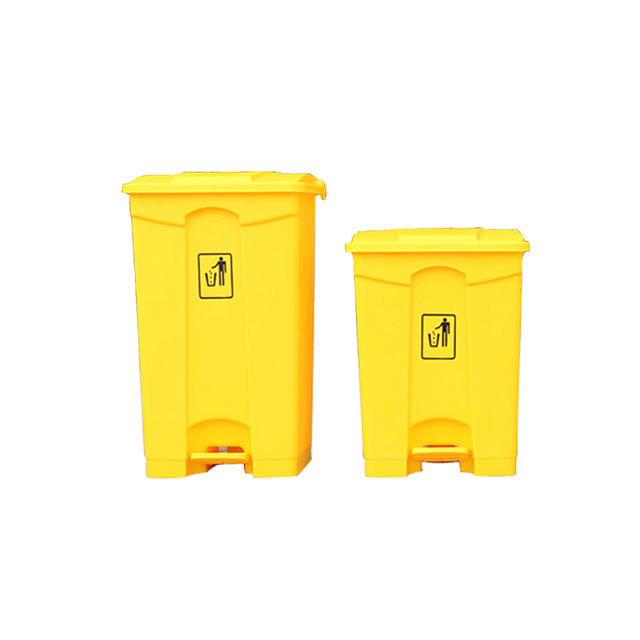 Factory Made Plastic Waste Bin Box with Foot Pedal 30L 45L 68L 87L Eco Friendly Kitchen Fireproof Garbage Recycle Trash Can