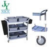 Multifunction hotel housekeeping dish collection push cart PP plastic supermarket Bar Restaurant Food service Trolley