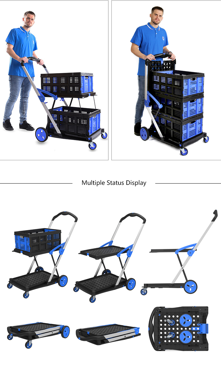 folding cart with wheels