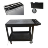 Tue Tray Plastic Flat Top Shelf Service All Plastic Cartf Flat Top Utility Cart