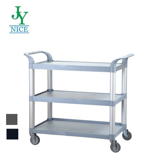 Hotel housekeeping hand service carts with wheels aircraft food drink coffee tea trolley cart