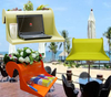 Hot Selling Balcony Table Good Quality ABS PP Plastic Hanging Desk Outdoor Indoor Railing Storage Coffee Table