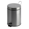 Trash Can with Foot Step Pedal Waste Bin Stainless Steel Waste Bin trash can for bathroom