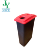 Cheap Fireproof Hospital Plastic Waste Bin with ABS Lid outside Plaza Street 24 Gallon Large Classification Garbage Container