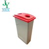 Plastic Fireproof Classified Waste Bin Public Places Industrial Park 90L Paper Bottle Food Rubbish Dustbin