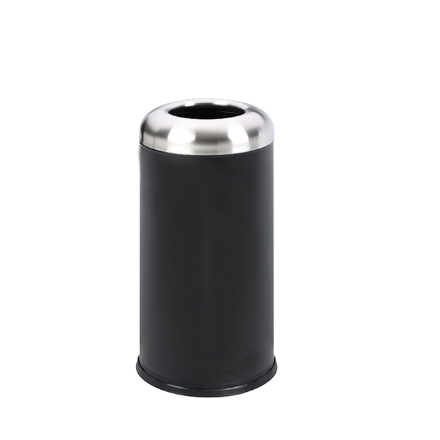Factory Made Outdoor Indoor Double Bin Two Compartment Trash Can with Foot Step Pedal Waste Bin Cabinet