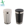 Stainless Steel Laundry Bin & Hamper With Wooden Lid Household Bedroom Bathroom Dorm Square Dirty Clothes Basket